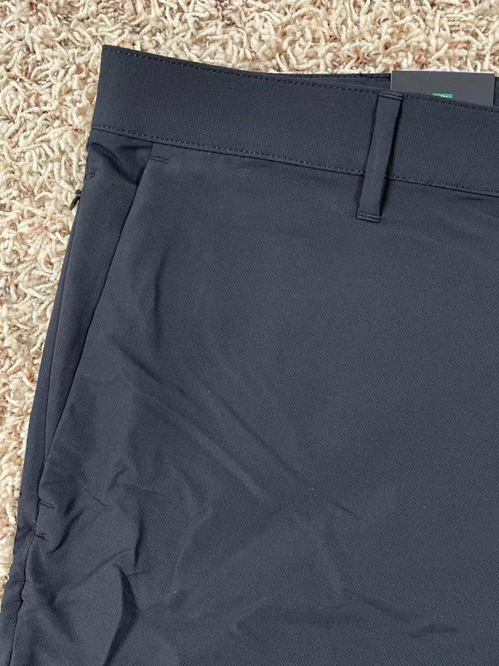 Banana Republic Men's Flat Front Pants Black, Size 40x32 (New)
